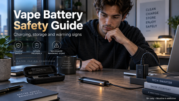 Vape Battery Safety Guide: Charging, Storage and Warning Signs