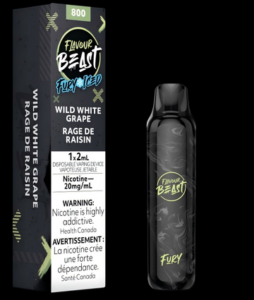 FLAVOUR BEAST FURY 800 PUFFS WILD WHITE GRAPE
