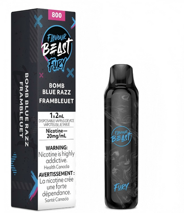 FLAVOUR BEAST FURY 800 PUFFS BOMA BLUE RAZZ