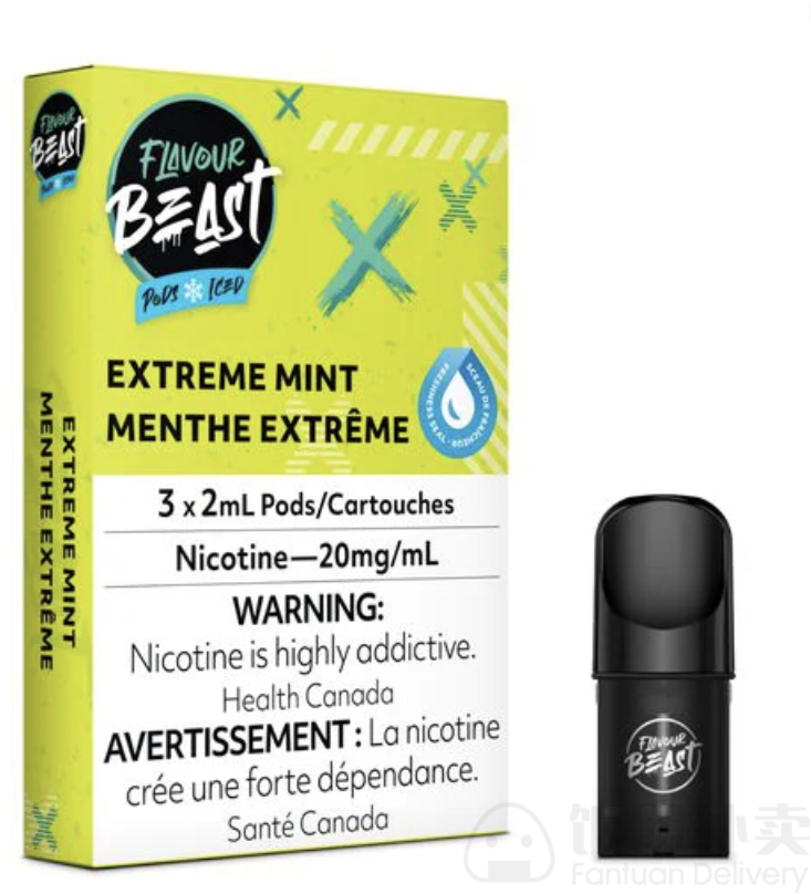 FLAVOUR BEAST PODS ICED EXTREME MINT