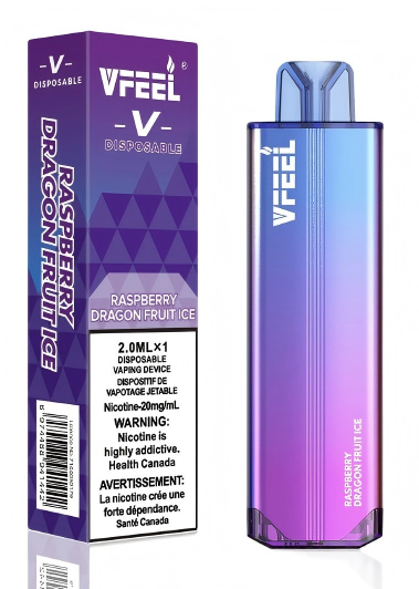 VFEEL V DISPOSABLE RASPBERRY PEACH LIME