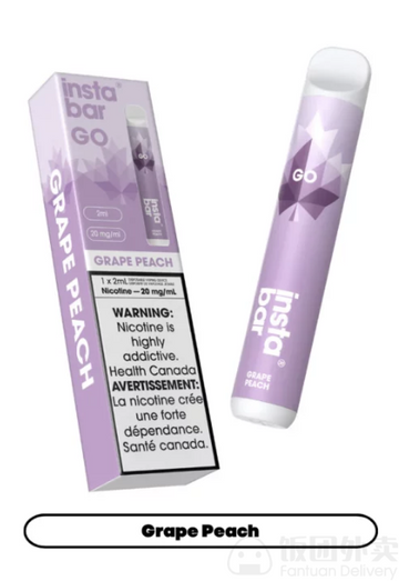 INSTA BAR GO GRAPE PEACH