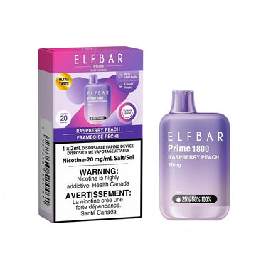 ELFBAR PRIME DISPOSABLE RASPERRY PEACH