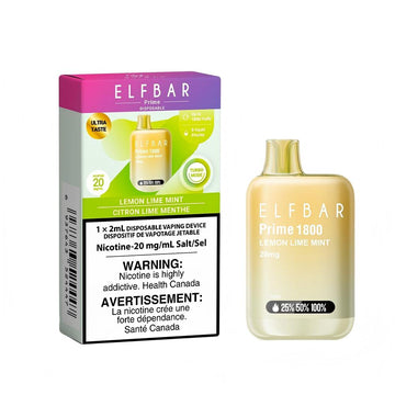 ELFBAR PRIME DISPOSABLE LEMON LIME MINT