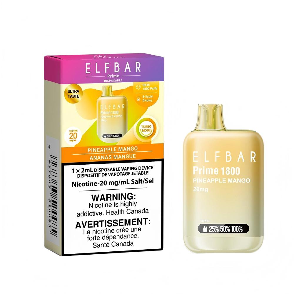 ELFBAR PRIME DISPOSABLE PINEAPPLE MANGO