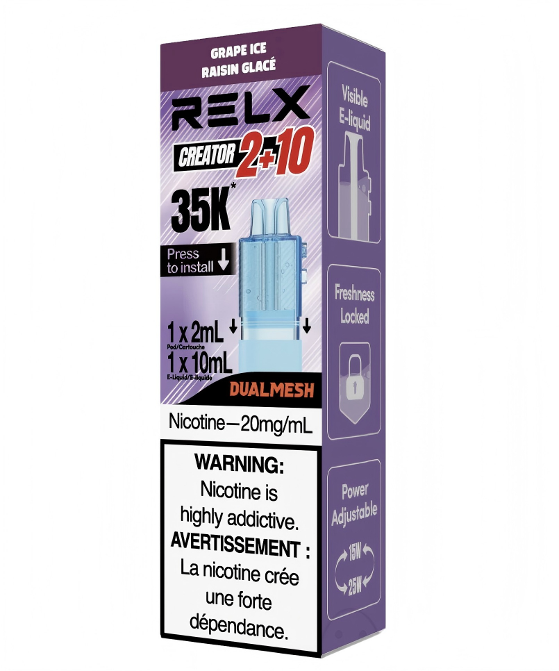 RELX CREATOR 35K GRAPE ICE