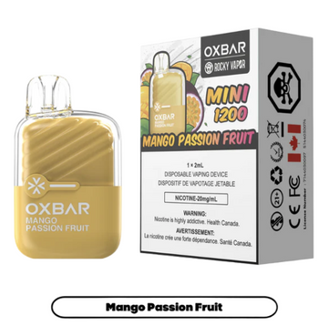 OXBAR MINI 1200 MANGO PASSION FRUIT