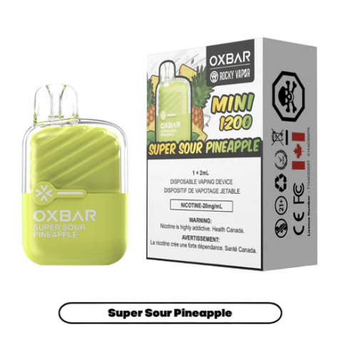 OXBAR MINI 1200 SUPER SOUR PINEAPPLE
