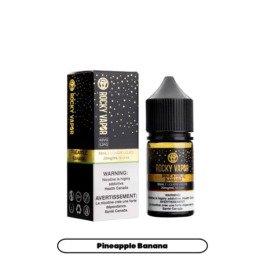 OXBAR ROCKY VAPOR E LIQUID BLACK GOLD PINEAPPLE BANANA