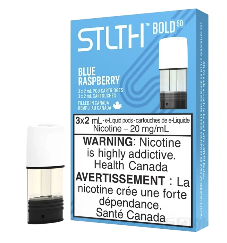 STLTH POD CARTRIDGES BOLD BLUE RASPBERRY