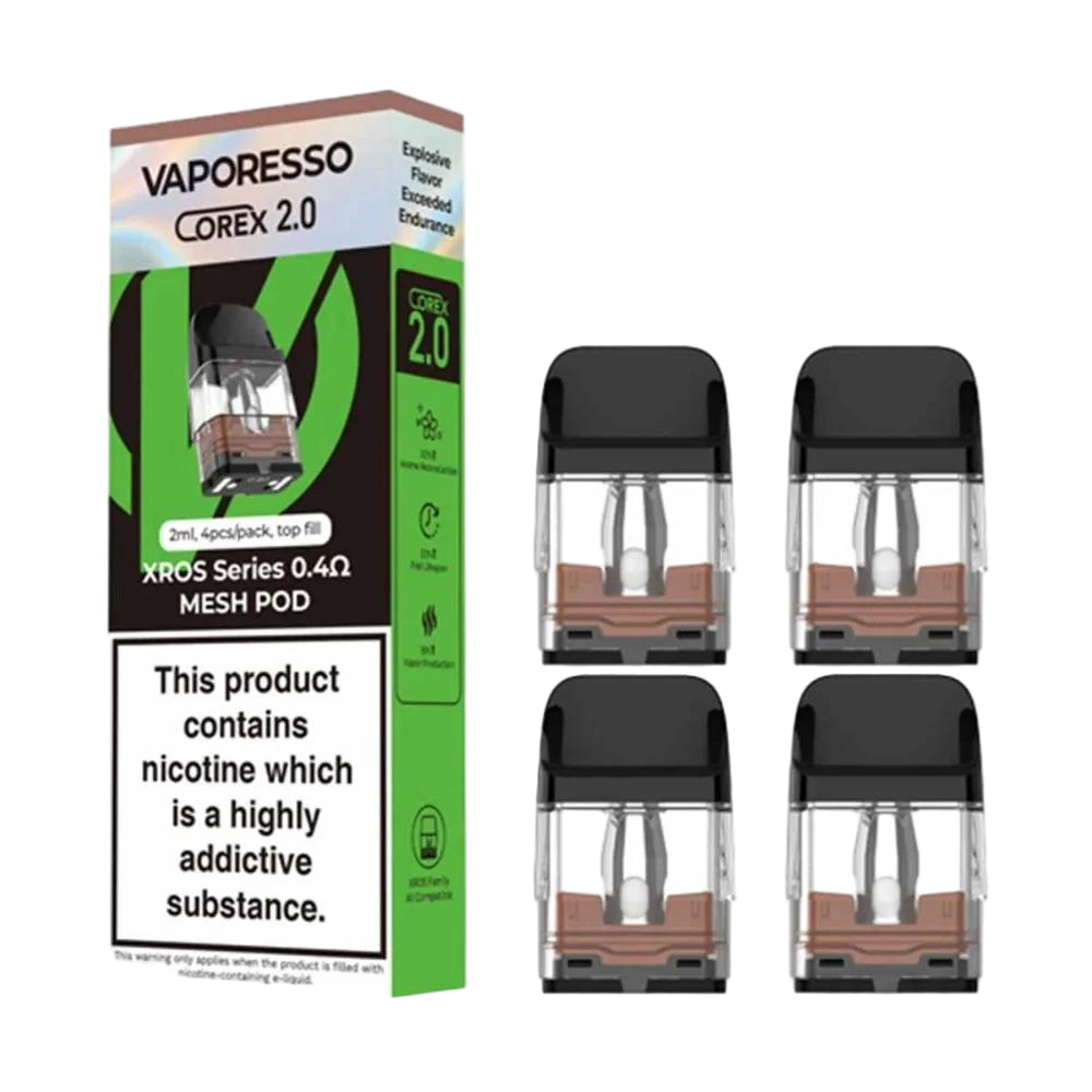 VAPORESSO XROS REPLACEMENT POD 4 PACK 0.4 OHM