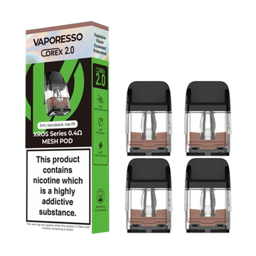 VAPORESSO XROS REPLACEMENT POD 4 PACK 0.4 OHM