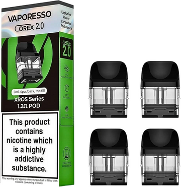 VAPORESSO XROS REPLACEMENT POD 4 PACK 1.2 OHM