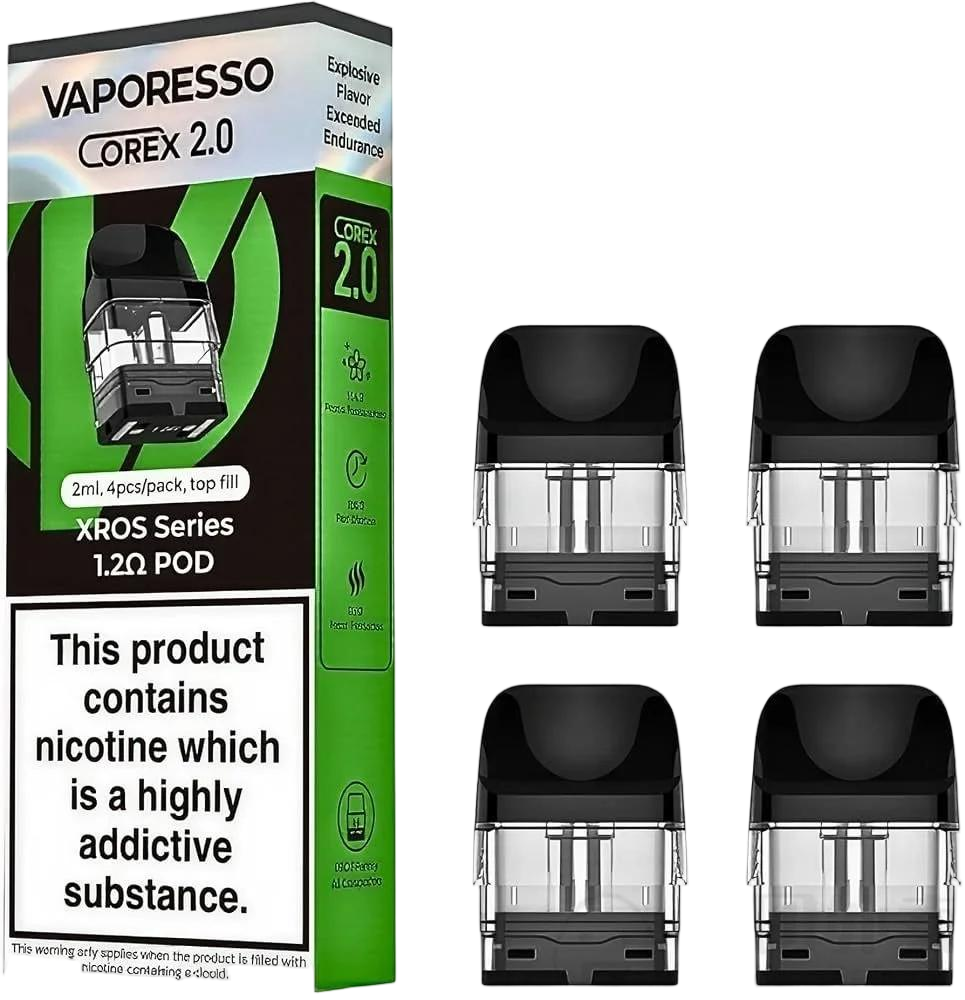 VAPORESSO XROS REPLACEMENT POD 4 PACK 1.2 OHM