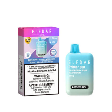 ELFBAR PRIME DISPOSABLE BLUEBERRY SOUR RASPBERRY