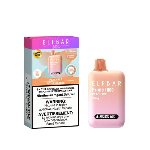 ELFBAR PRIME DISPOSABLE PEACH ICE