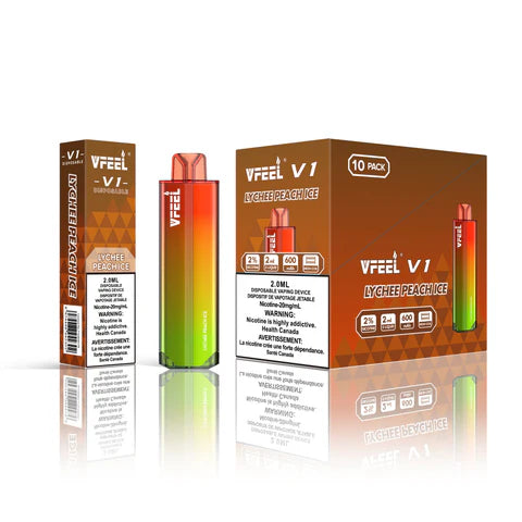 VFEEL V DISPOSABLE LYCHEE PEACH ICE