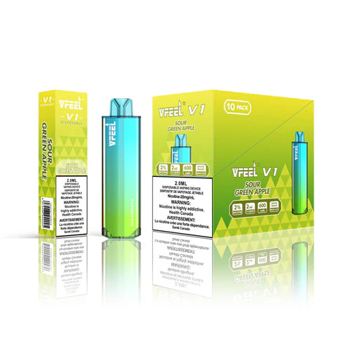 VFEEL V DISPOSABLE SOUR GREEN APPLE