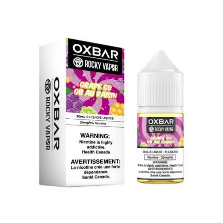 OXBAR ROCKY VAPOR E LIQUID GRAPE