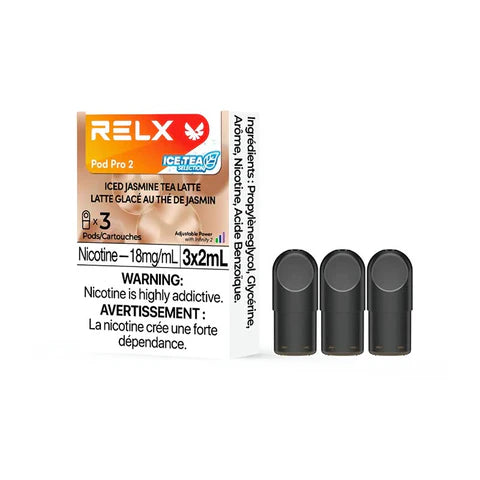 RELX POD PRO 2 ICED JASMINE TEA LATTE