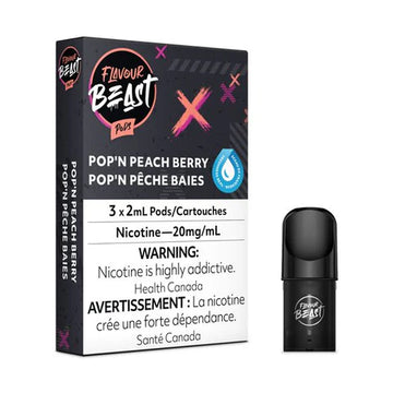 FLAVOUR BEAST PODS ICED PACKIN' PEACH BERRY