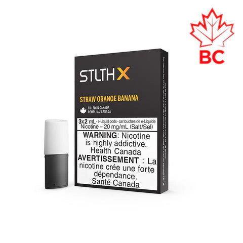 STLTH X POD STRAW ORANGE BANANA